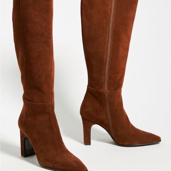 New! Anthropologie tall suede boot. Size 40 - Picture 1 of 4